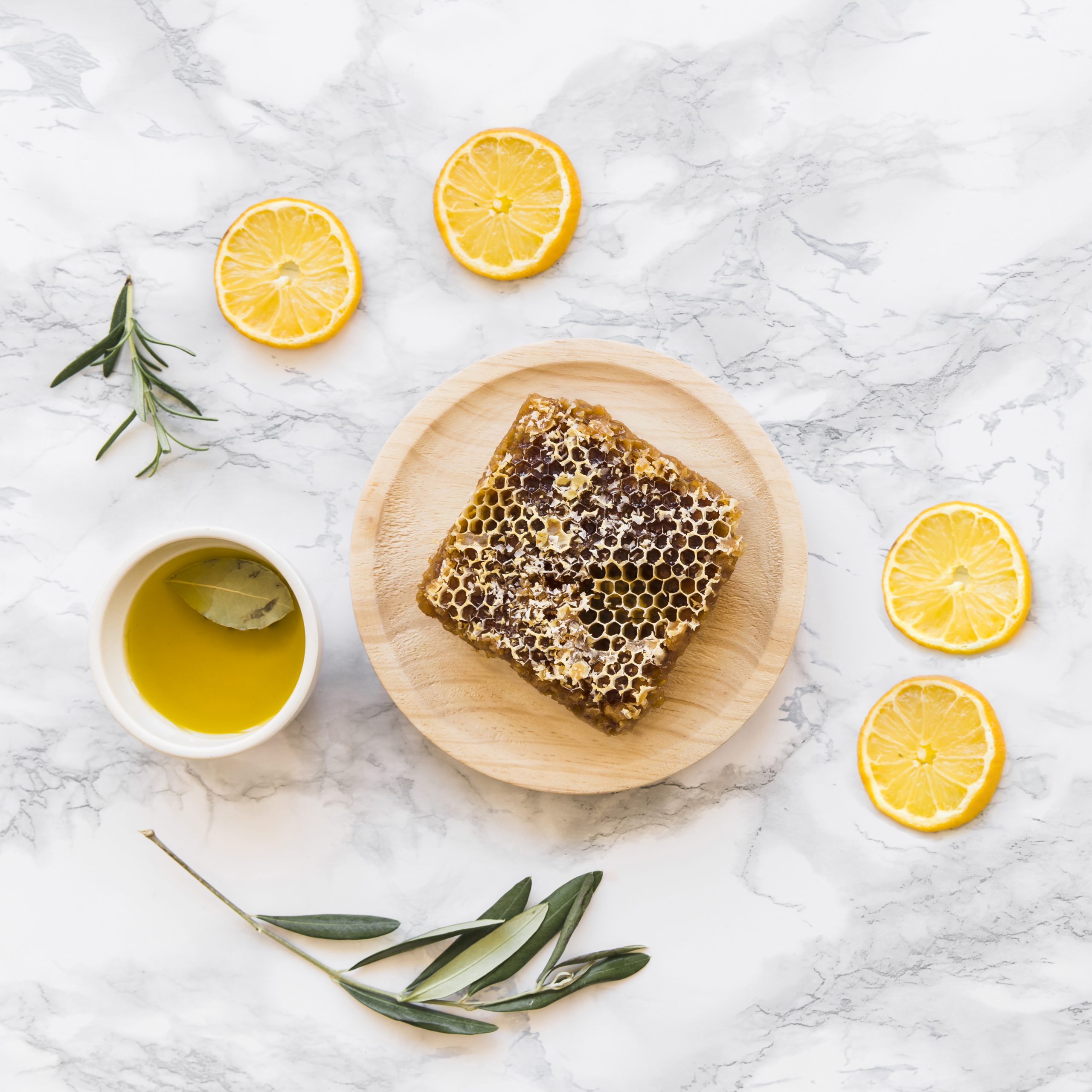 Miel y aceite de oliva